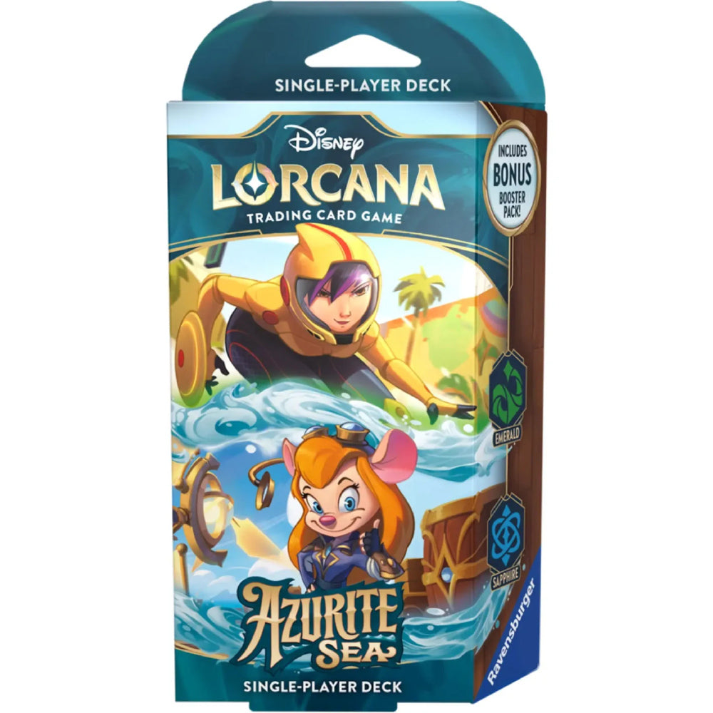 Disney - Lorcana - Azurite Sea Starter Deck - Emerald & Sapphire
