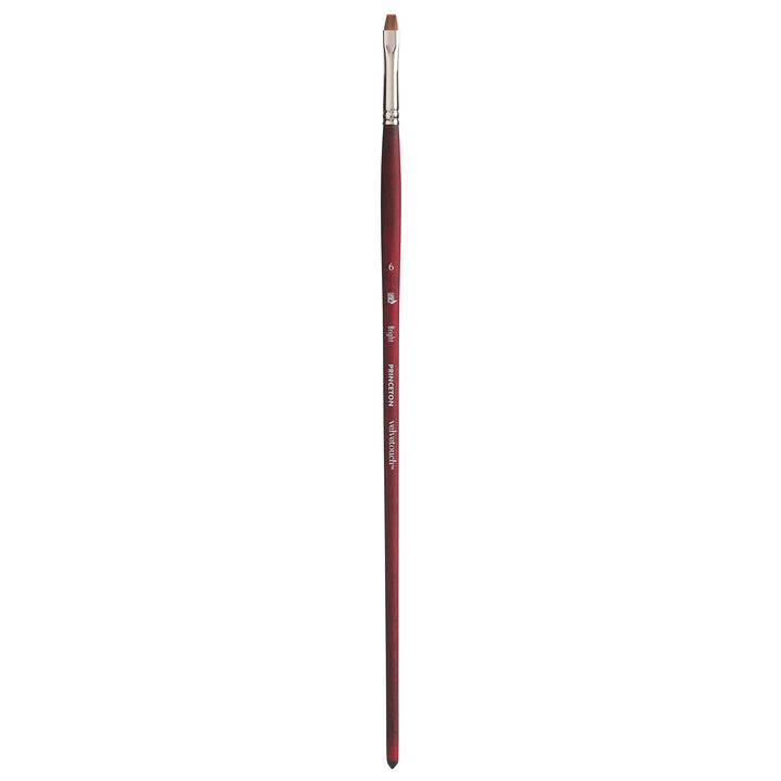 Princeton - Velvetouch - Level 2 Bright Paint Brush for Acrylic - Long Handle - Series 3900