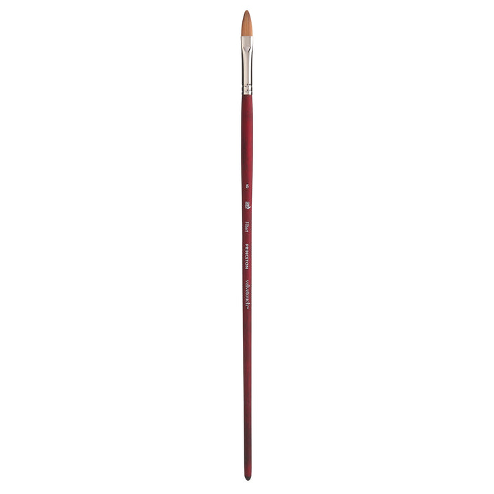 Princeton - Velvetouch - Level 2 Filbert Paint Brush for Acrylics - Long Handle - Series 3900