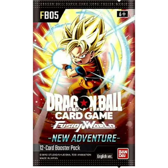 Dragon Ball - Fusion World New Adventure Card Game - 12 Card Booster Pack
