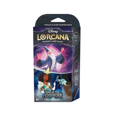 Disney - Lorcana - Rise of the Floodborn Starter Deck - Amethyst & Steel