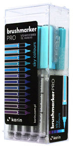 Karin - Brushmarker Pro - Sky Colors Markers - 12pk