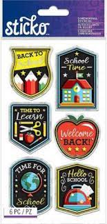 Sticko - Back to School Patch Stickers