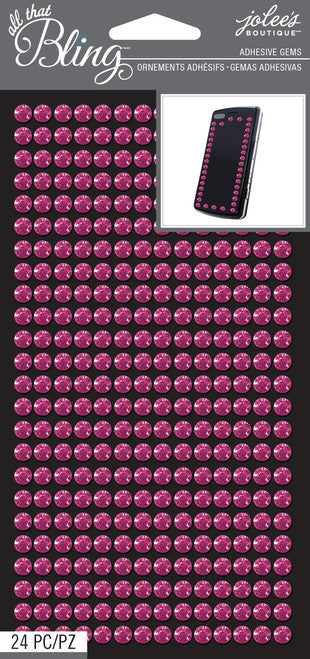 Jolee's Boutique - All that Bling - Bling Sheet Pink Adhesive Gems